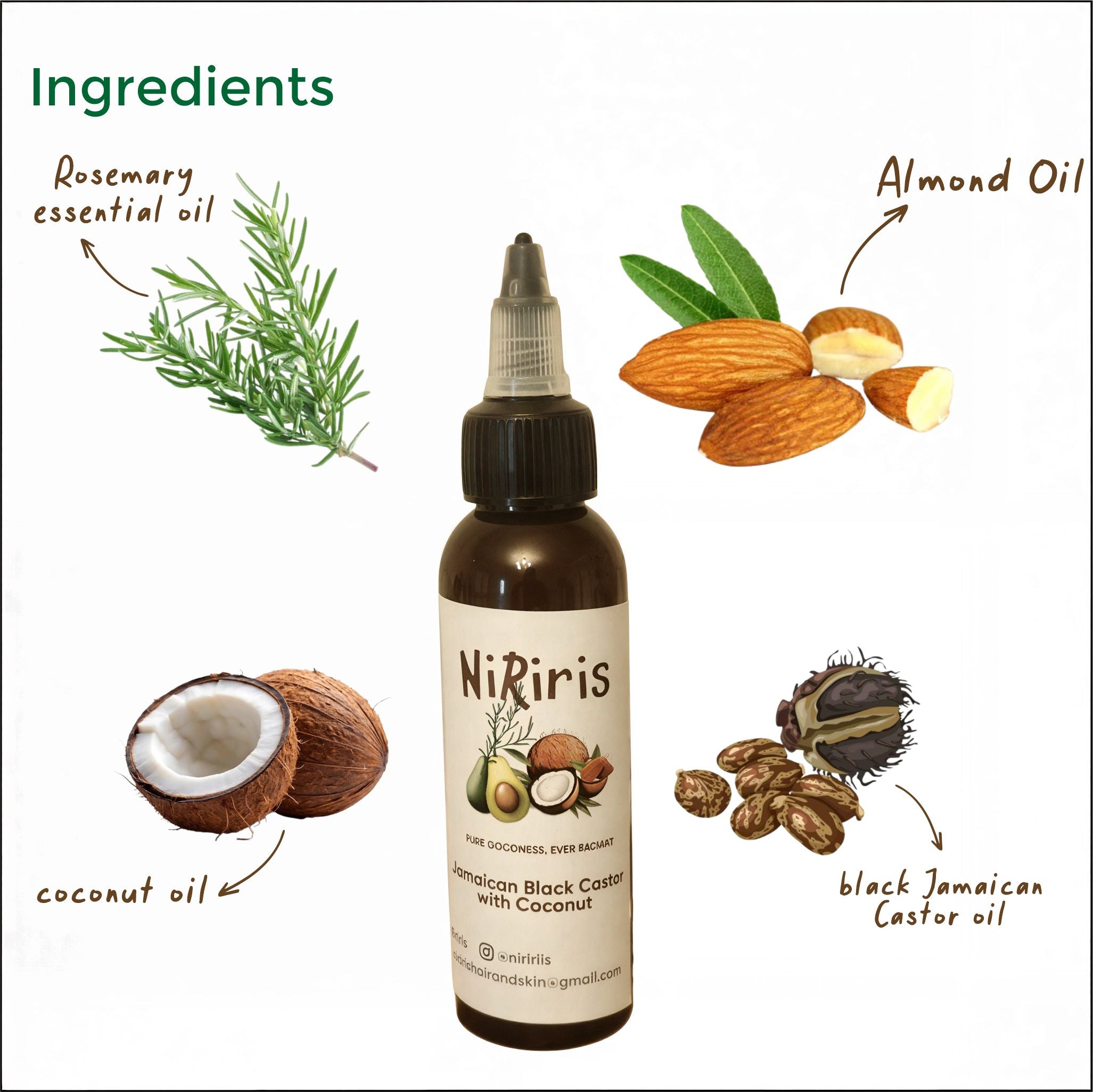 Jamaican Black Castor Oil with Coconut